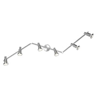 Spot LED LEDVANCE, spot en aluminium de haute qualité à 6 lampes, adapté aux murs et plafonds intérieurs, ampoules GU10 remplaçables incluses, blanc chaud (2700K), 3W, LED SPOT GU10 6x3W Spot LED LEDVANCE, spot en aluminium de haute qualité à 6 lampes, adapté aux murs et plafonds intérieurs, ampoules GU10 remplaçables incluses, blanc chaud (2700K), 3W, LED SPOT GU10 6x3W