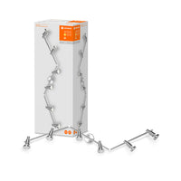 Spot LED LEDVANCE, spot en aluminium de haute qualité à 6 lampes, adapté aux murs et plafonds intérieurs, ampoules GU10 remplaçables incluses, blanc chaud (2700K), 3W, LED SPOT GU10 6x3W Spot LED LEDVANCE, spot en aluminium de haute qualité à 6 lampes, adapté aux murs et plafonds intérieurs, ampoules GU10 remplaçables incluses, blanc chaud (2700K), 3W, LED SPOT GU10 6x3W