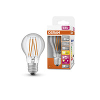 OSRAM Star+ LED-Lampe mit Tageslichtsensor für E27-Sockel, Filament-Optik ,Warmweiß (2700K), 470 Lumen, Ersatz für herkömmliche 40W-Leuchtmittel, nicht dimmbar, 1-er Pack, E27 OSRAM Star+ LED-Lampe mit Tageslichtsensor für E27-Sockel, Filament-Optik ,Warmweiß (2700K), 470 Lumen, Ersatz für herkömmliche 40W-Leuchtmittel, nicht dimmbar, 1-er Pack, E27