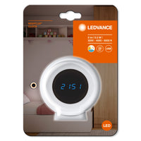 LEDVANCE NIGHTLUX Horloge numérique et veilleuse, blanc, 0,3W, 5lm LEDVANCE NIGHTLUX Horloge numérique et veilleuse, blanc, 0,3W, 5lm