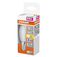 OSRAM SUPERSTAR+ CLASSIC B 25 FR LED-Lampe, 2,8W, 245lm , Warmweiß , E14 OSRAM SUPERSTAR+ CLASSIC B 25 FR LED-Lampe, 2,8W, 245lm , Warmweiß , E14