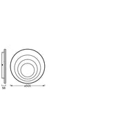 LEDVANCE ORBIS SPIRAL ROUND Deckenleuchte, weiß, 42W, 4000lm LEDVANCE ORBIS SPIRAL ROUND Deckenleuchte, weiß, 42W, 4000lm
