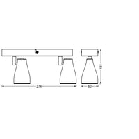 LEDVANCE LED SPOT PEAR Deckenanbau-Spot, ws, 8,6W, 420lm LEDVANCE LED SPOT PEAR Deckenanbau-Spot, ws, 8,6W, 420lm