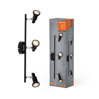 LEDVANCE LED SPOT GU10 Plafonnier 3 x 3,4W, 690lm, noir LEDVANCE LED SPOT GU10 Plafonnier 3 x 3,4W, 690lm, noir