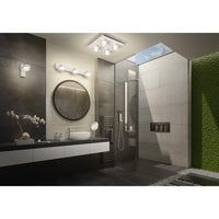 LEDVANCE ORBIS Flame applique salle de bain 5,5W Click CCT IP44 blanc LEDVANCE ORBIS Flame applique salle de bain 5,5W Click CCT IP44 blanc