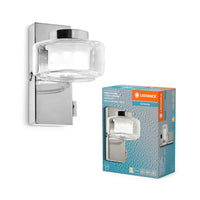 LEDVANCE ORBIS Applique Murale Salle de Bain Flamme 5,5W Click CCT IP44 Chrome LEDVANCE ORBIS Applique Murale Salle de Bain Flamme 5,5W Click CCT IP44 Chrome
