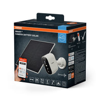 OSRAM Wifi SMART+ caméra de surveillance extérieure intelligente solaire blanche OSRAM Wifi SMART+ caméra de surveillance extérieure intelligente solaire blanche