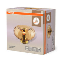OSRAM Décor Verre Doré Lampe de Table E27 Or OSRAM Décor Verre Doré Lampe de Table E27 Or