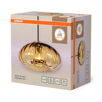 OSRAM Suspension en verre décoratif doré E27 Or OSRAM Suspension en verre décoratif doré E27 Or