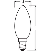 OSRAM SUPERSTAR+ CLASSIC B 25 FR LED-Lampe, 2,8W, 245lm , Warmweiß , E14 OSRAM SUPERSTAR+ CLASSIC B 25 FR LED-Lampe, 2,8W, 245lm , Warmweiß , E14