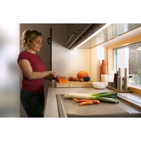LEDVANCE Éclairage sous meuble LED, éclairage pour applications intérieures, blanc chaud, 370,0 mm x 67,0 mm x 22,0 mm, Linéaire LED Plat LEDVANCE Éclairage sous meuble LED, éclairage pour applications intérieures, blanc chaud, 370,0 mm x 67,0 mm x 22,0 mm, Linéaire LED Plat