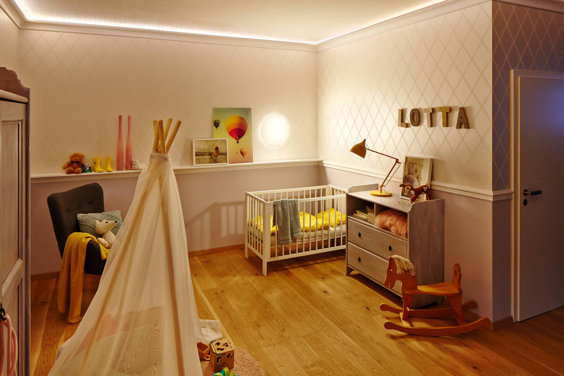 Bunte Lichter, glückliche Kinder: LED-Momente im Kinderzimmer