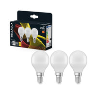 BELLALUX Lampe LED, culot E14, Lumières chaudes (2700K), mat, forme de goutte, remplacement d'une ampoule traditionnelle de 25W, pack de deux