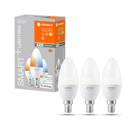 LEDVANCE Wifi SMART+ Lampe LED bougie Tunable White (ex 40W) 5W / 2700-6500K E14 3pcs
