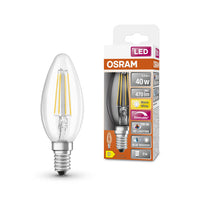 OSRAM Lampe LED dimmable LED SUPERSTAR+ CL B FIL 40 dim 3,4W/927 E14 IRC90 BOÎTE, Blanc chaud