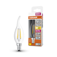 OSRAM Lampe LED dimmable LED SUPERSTAR+ CL BA FIL 40 dim 3,4W/927 E14 IRC90 BOÎTE, Blanc chaud