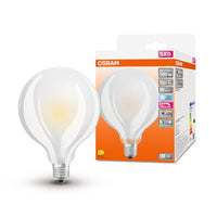 OSRAM Dimmbare FILAMENT LED-Lampe LED SUPERSTAR+ CL GLOBE95 GL FR 100 dim 11W/940 E27 CRI90 BOX, E27