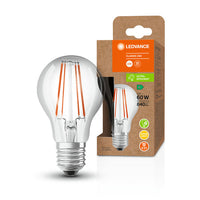 LEDVANCE HIGH ENERGY EFFICIENT A Classic A60 LED Lampe klar (ex 60W) 4W Warmweiß E27