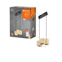 LEDVANCE SMART+ WiFi suspension DECOR, 21W, 1950lm, bois