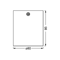 LEDVANCE Spot Surface Square Deckenaufbauspot, weiß, GU10