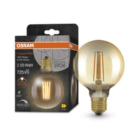 OSRAM Vintage 1906 Globe 95 55 LED Lampe Filament DIM 6,5W 824 Or E27