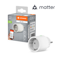 Prise LEDVANCE SMART+ MATTER PLUG avec technologie mate blanc