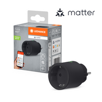 Prise LEDVANCE SMART+ MATTER PLUG avec technologie mate noir