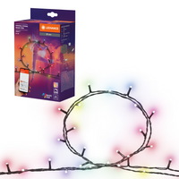 LEDVANCE Wifi SMART+ guirlande lumineuse éclairage de Noël avec 200 LED, Magic RGB, dimmable, 8,4W, 20m