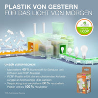 OSRAM LED Star Classic P 60 lampe Recycled Plastic 7.5W blanc froid Frosted E14