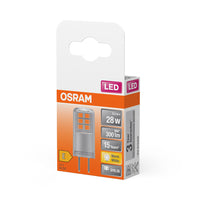 Lampe LED OSRAM à culot à broches PIN 12 V 2,2 W 827 Clear GY6.35, 300 lm, 2700 K, blanc chaud