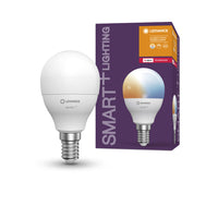 LEDVANCE ZigBee SMART+ mini forme boule P40 Tunable White 2700 - 6500K E14