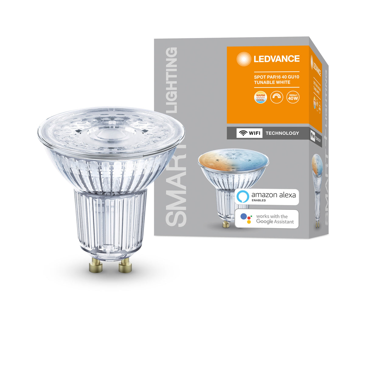 LEDVANCE Wifi SMART+ Lampe LED Spot Tunable Blanc (ex 40W) 5W / 2700-6500K GU10