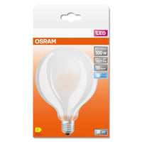 OSRAM LED Retrofit CLASSIC GLOBE95 Lampe matt (ex 100W) 11W / 4000K Kaltweiß E27