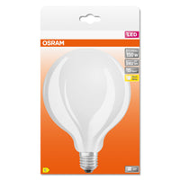 OSRAM LED Retrofit CLASSIC GLOBE125 lampe mate (ex 150W) 17W / 2700K blanc chaud E27