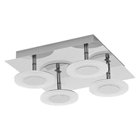 OSRAM Matter SMART+ ORBIS WAVE LED Plafonnier de salle de bain 30x30cm Blanc réglable 26W / 3000-6500K