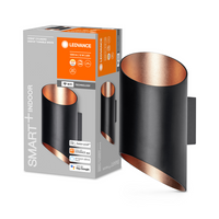 LEDVANCE Wifi SMART+ ORBIS CYLINDRO LED Wandleuchte 20x12,7cm Tunable Weiß 12W / 3000-6500K schwarz