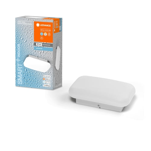 LEDVANCE Wifi SMART+ ORBIS AQUA Salle de bain Plafonnier LED 28x16cm Blanc tunable 12W / 3000-6500K