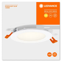 LEDVANCE RECESS SLIM DOWNLIGHT LED Deckenleuchte 220…240V 8W / 3000K Warmweiß