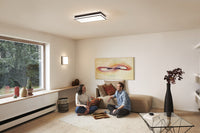 OSRAM Matter SMART+ ORBIS MAGNET LED Plafonnier 30x30cm Blanc réglable 26W / 3000-6500K noir