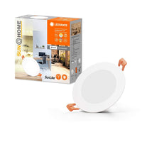 LEDVANCE Wifi SUN@HOME LED spot encastrable, Ø 120mm, blanc, 8W