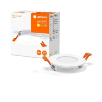 LEDVANCE RECESS SLIM DOWNLIGHT LED Plafonnier encastré, Ø 85mm 220…240V 4,50W / 3000K Blanc chaud