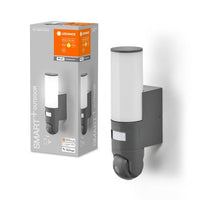 Lampe de jardin LEDVANCE Wifi SMART+ WALL CAMERA CONTROL avec capteur de caméra HD 16W / 3000K blanc chaud