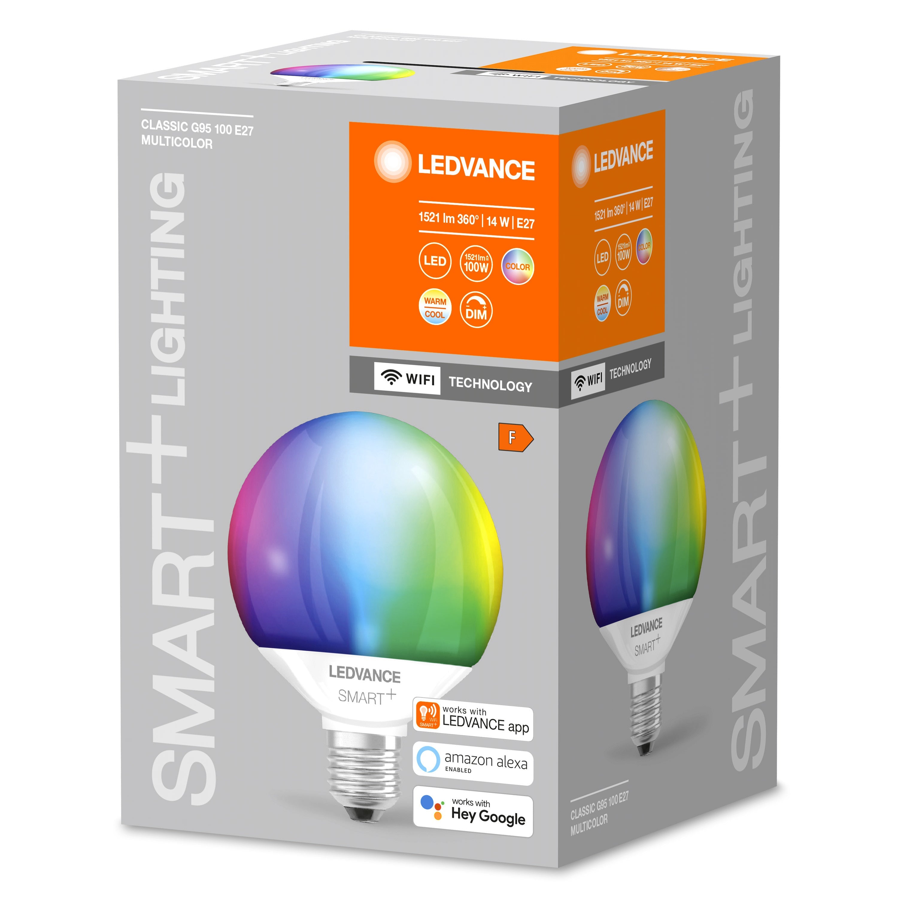 ; LEDVANCE SMART+ WIFI Globe Multicolor G95 100 14W Multicolor E27; LEDVANCE SMART+ WIFI Globe Multicolor G95 100 14W Multicolor E27; ; ; ; 