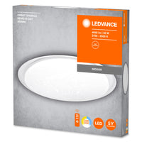 Plafonnier LEDVANCE ORBIS® Sparkle Remote-CCT 560mm 32W, 2800 lm, 2800…6000 K, Blanc réglable