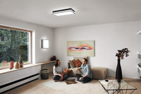 OSRAM Matter SMART+ ORBIS MAGNET LED Plafonnier 60x30cm Blanc réglable 42W / 3000-6500K noir