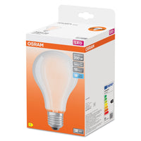 OSRAM lampe LED LED STAR CLASSIC A blanc froid 4000K 24W remplacement de 200W mat E27