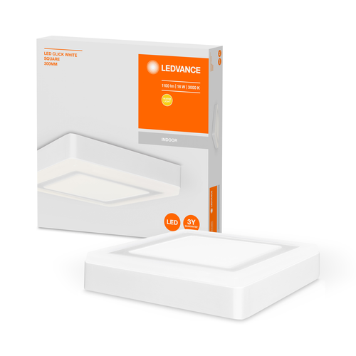 LEDVANCE LED CLICK Blanc SQ 300mm 18W