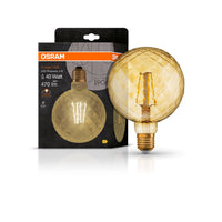 OSRAM Vintage 1906® GLOBE lampe LED (ex 40W) 4,5W / 2500K blanc chaud E27 optique or