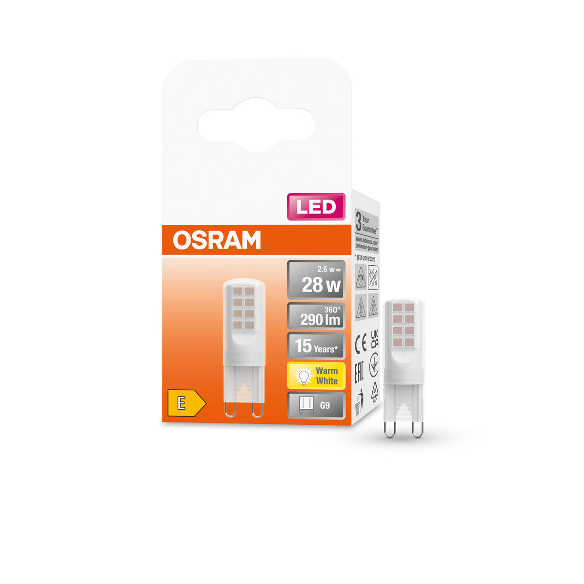 OSRAM LED PIN G9 Ampoules LED avec culot Retrofit G9 2.6W