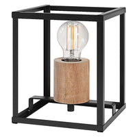 OSRAM DECOR Nairobi lampe de table, noir, douille E27